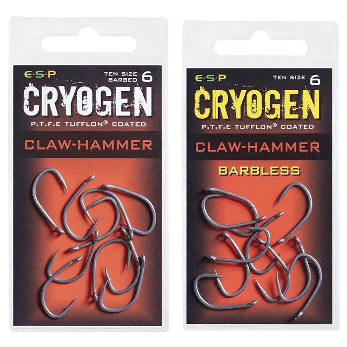 esp fishing hooks ESP Cryogen Claw Hammer Barbless – Stanford Tackle
