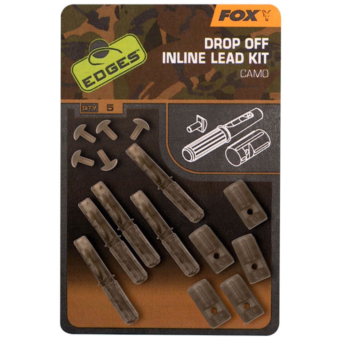 Fox Edges Camo Inline Lead Drop Off Kits x 5