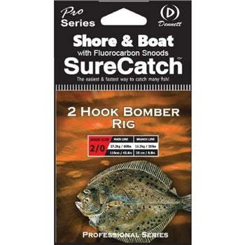 DENNETT SALTWATER PRO 2 HOOK BOMBER RIG SIZE 2/O