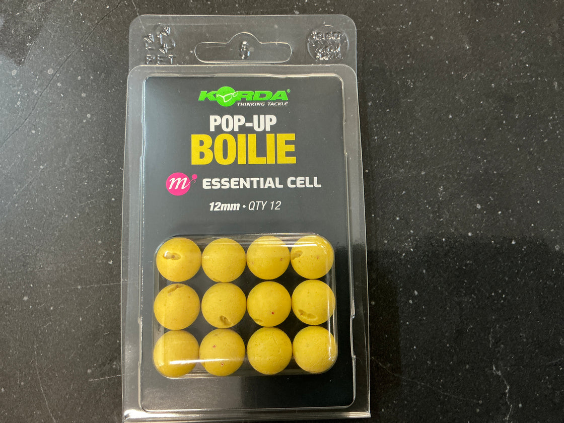 Korda pop up Boilie essential cell 12mm plastic