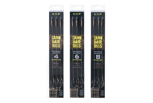 ESP Camo Hair Rig Gripper Barbless – Stanford Tackle