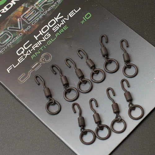 Gardner Covert QC Hook Flexi-Ring Swivel anti-glare