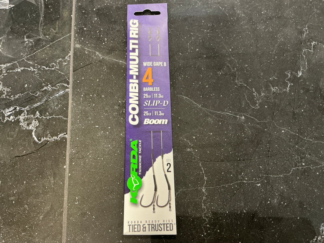 Korda combi multi rigs Barbless  size 4