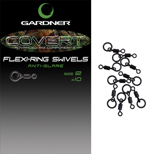 Gardner Covert Flexi-Ring Swivels anti-glare size 12