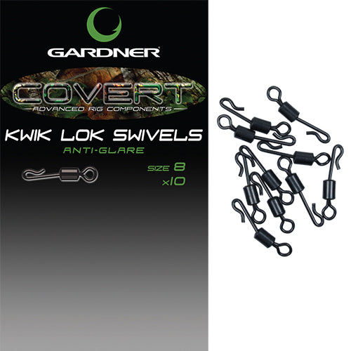 Gardner Covert Kwik Lok Swivels size 8