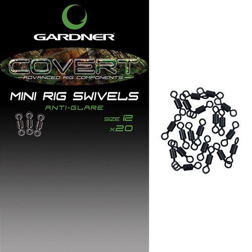 Gardner Covert Mini Rig Swivels anti-glare
