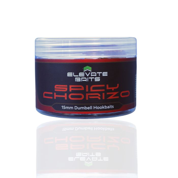 Elevate baits spicy chorizo 15mm bumbell