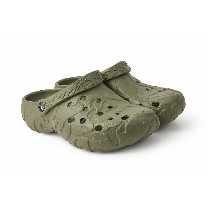 Fortis tego olive clogs