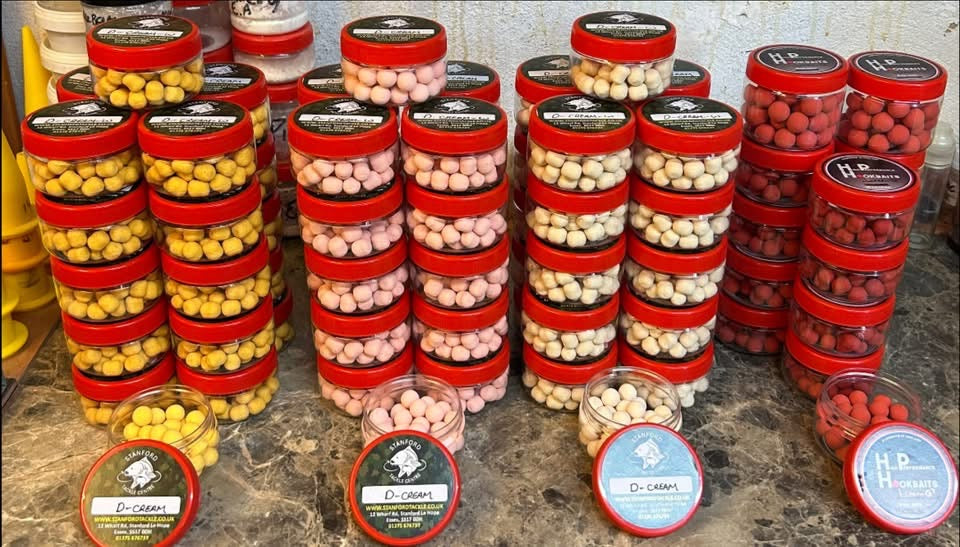 High performance hookbaits d-cream barrel wafter