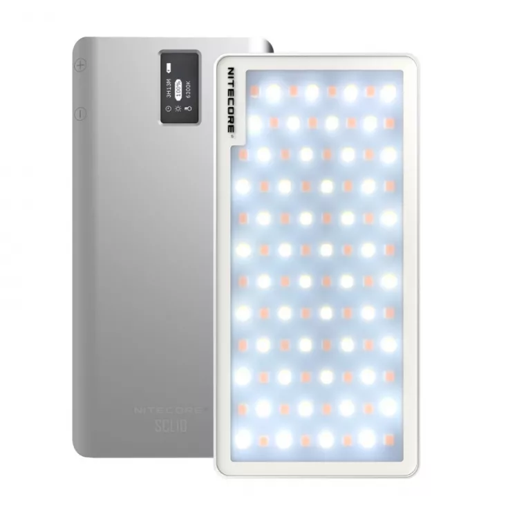 Jag nitecore scl10 2-in-1 smart camera light & power bank