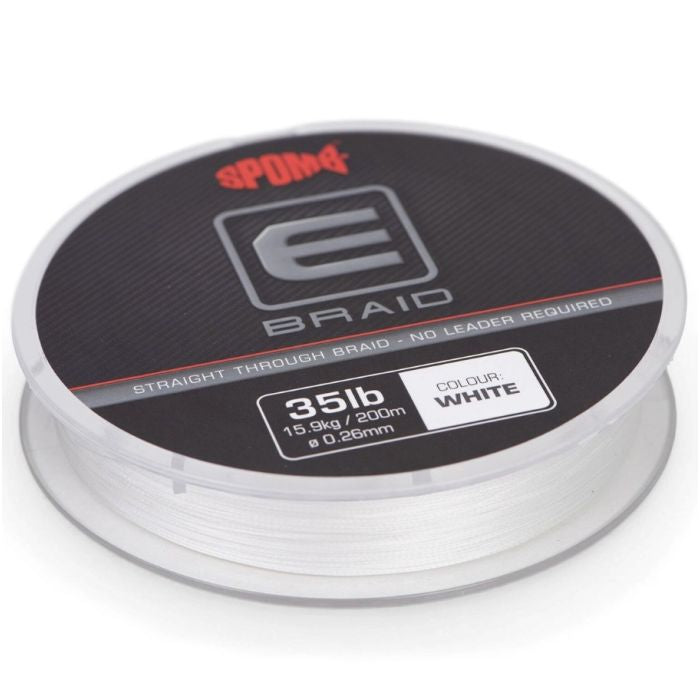 Spomb e-braid 35lb white