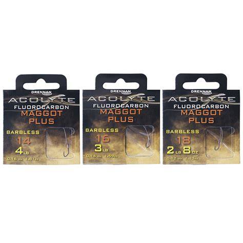 Drennan Acolyte Maggot Plus Rigs barbless