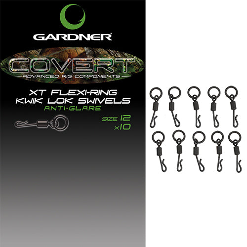 Gardner Covert Flexi-Ring Kwik Lok Swivels size 8