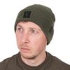 Fox Collection Beanie Hat Green/black