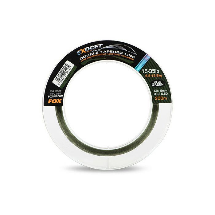 Exocet Pro (Low vis green) double tapered line 0.33mm - 0.50mm x 300m