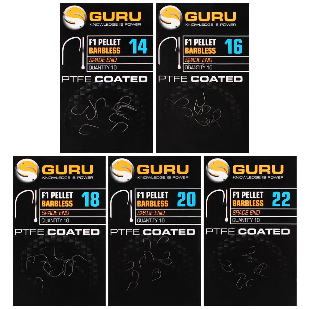 Guru F1 Pellet Fishing Hook Barbless