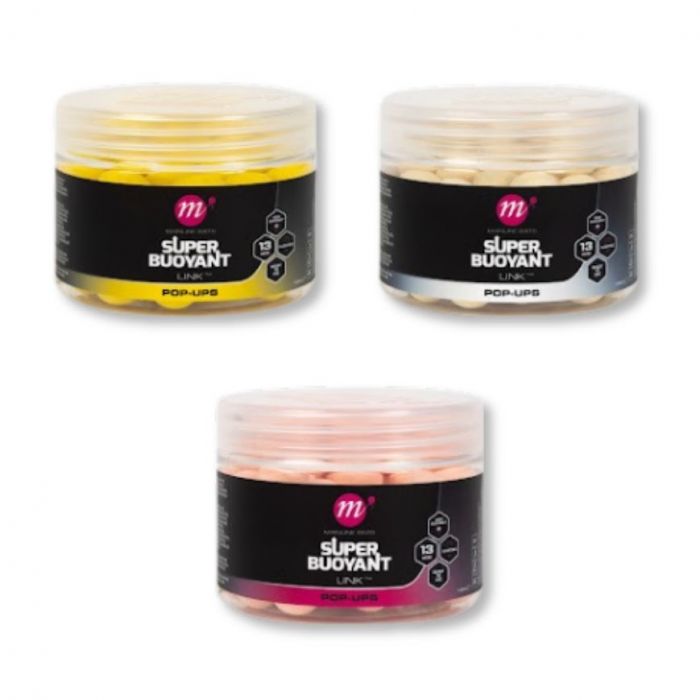 Mainline Super Buoyant 13mm Pop-Ups 3 mixed couors p/y/w