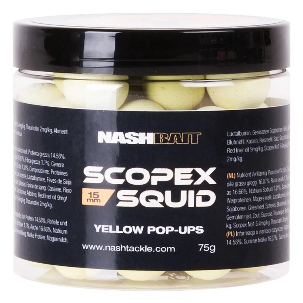 Nash Scopex Squid Airball Pop Ups Yellow