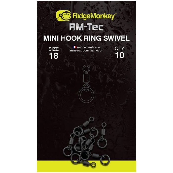 Ridgemonkey Rm-tec Mini Hook Ring Swivel