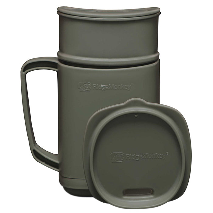 RidgeMonkey Fishing ThermoMug DLX Brew Set Green