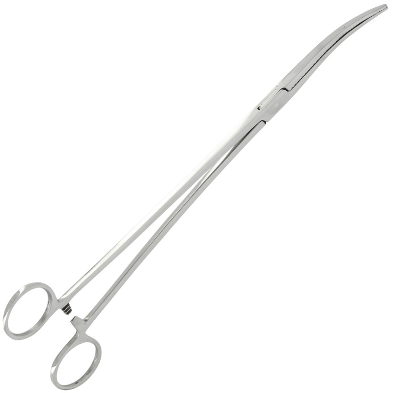 NGT 10" Fishing Forceps Curved