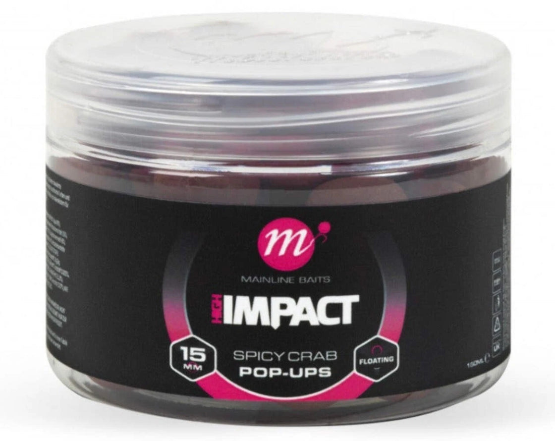 Mainline Baits High Impact Spicy Crab pop-ups 15mm