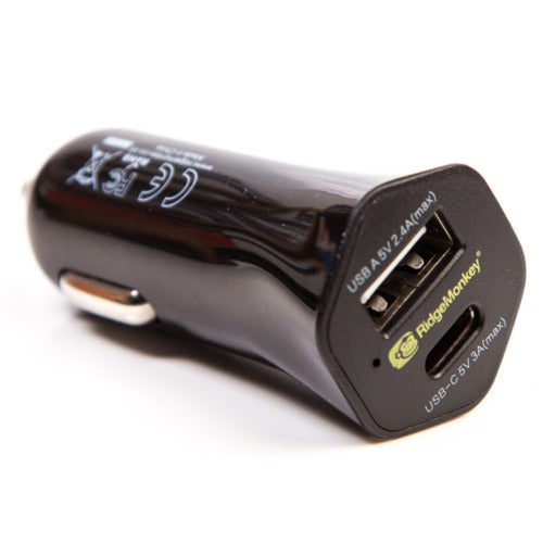Ridgemonkey 15w Usb-C Car Charger Adaptor