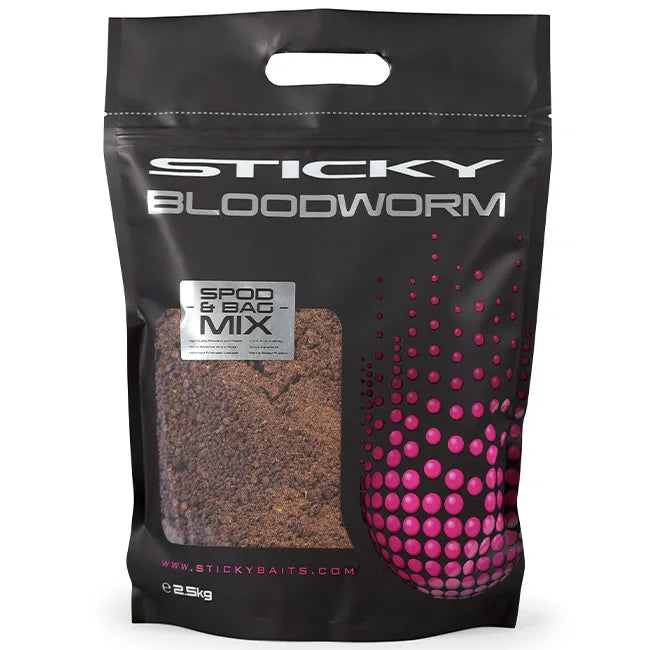 Sticky BloodWorm Spod & Bag Mix