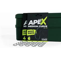 RIDGEMONKEY APE-X MEDIUM CURVE BULK PACK SIZE 6 MICRO BARBED RMT393