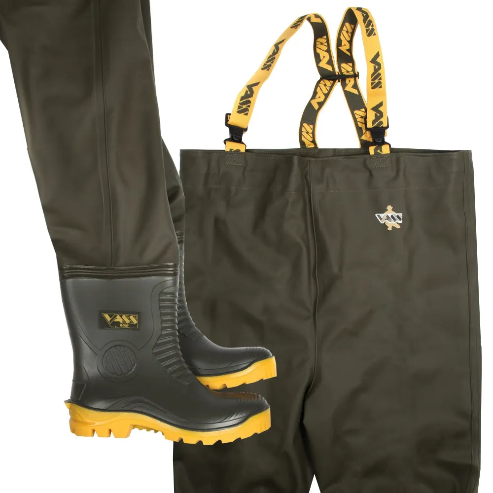 Vass 700E Nova Heavy Duty PVC Chest Fishing Wader